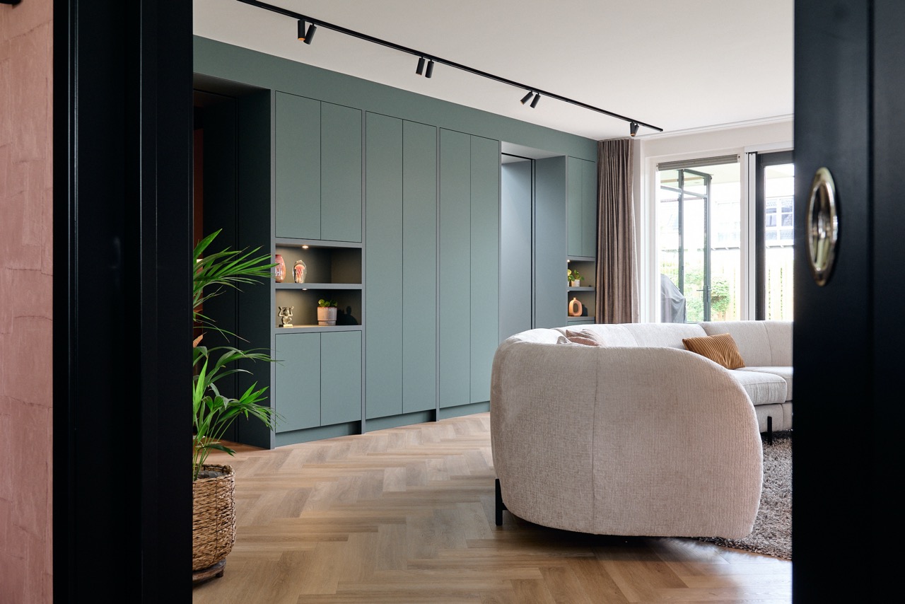 Woonkamer kastenwand